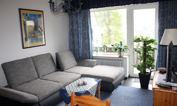 Silbach Apartment | Well-maintained apartment in a family home in a quiet residential area, with a splendid view of the surroundings