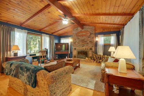 North Hero House | Winter Wonderland Waterfront Lake Champlain Home