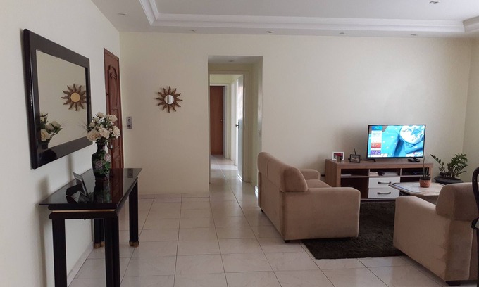 Ponta da Praia Apartment | With private garage, 3 bedrooms, 2 suites, 4 bathrooms. Big and spacious.