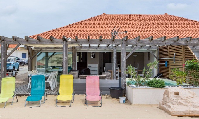 Vieux-Boucau-les-Bains House | Wonderful villa for 8 people with private pool, WIFI, TV and patio