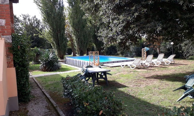 Cascine-La Croce Villa | Wonderful private villa with private pool, WIFI, TV, veranda and pets allowed, close to Lucca