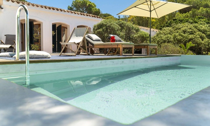 Porto Pinetto Villa | Wonderful private villa for 10 people with WIFI, private pool, TV, patio and panoramic view