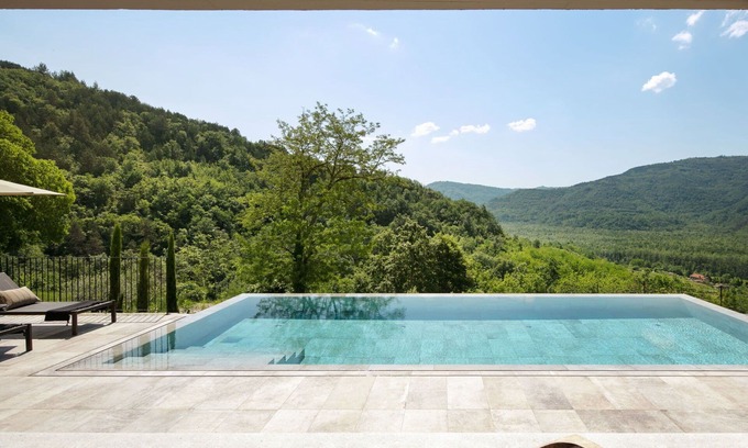 Sveti Bartol Villa | Wonderful private villa for 6 people with private pool, WIFI, A/C, TV, terrace and panoramic view