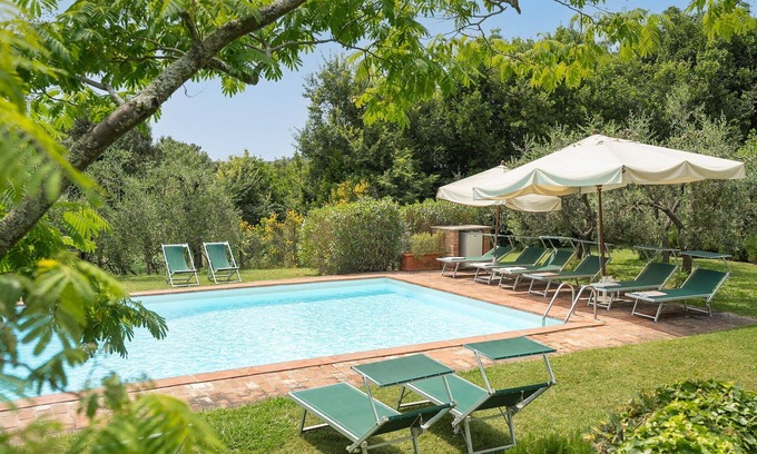 Palaia Villa | Wonderful private villa for 14 guests with private pool, WIFI, A/C, TV, patio and panoramic view