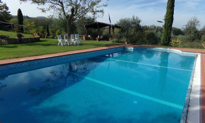 Cavriglia House | Wonderful villa for 6 guests with A/C, private pool, WIFI, TV, patio and pets allowed