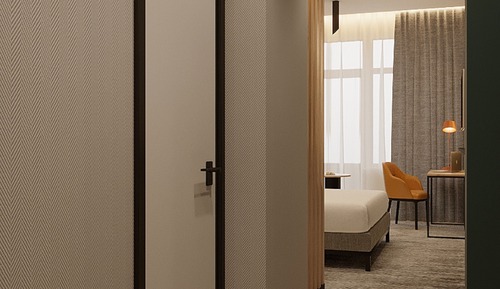 Standard Room, 2 Double Beds, Courtyard View