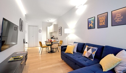 Deluxe Apartment, 1 Double Bed with Sofa bed, Kitchen