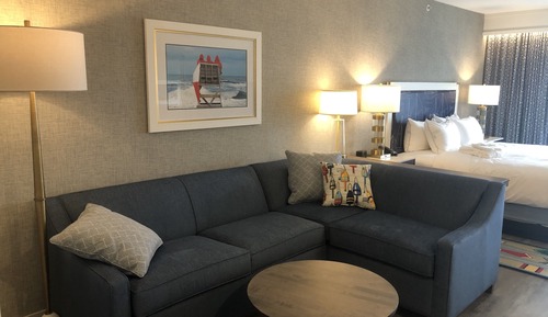 Coastal King JR Suites with Kitchen Sunset View