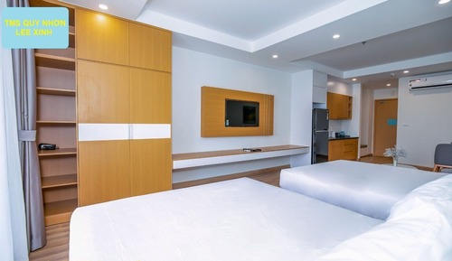 Panoramic Studio, 2 Queen Beds, Balcony, Sea Facing