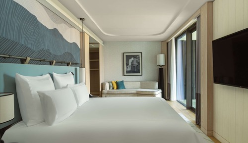 Junior Triple Room, 1 Double Bed, Sea View