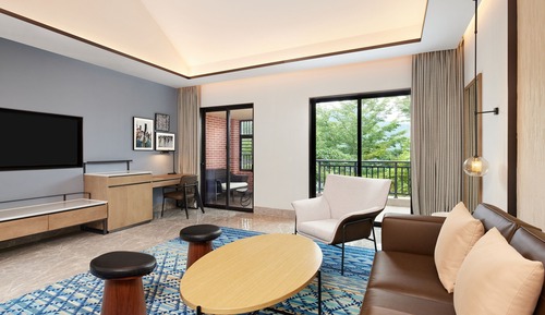 Superior Room, 2 Double Beds, Garden View