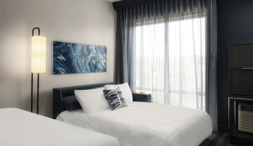 Room, 1 King Bed with Sofa bed, Non Smoking, Courtyard View