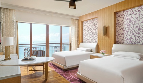 Classic Room, 2 Twin Beds, Smoking, Ocean View (Grand)
