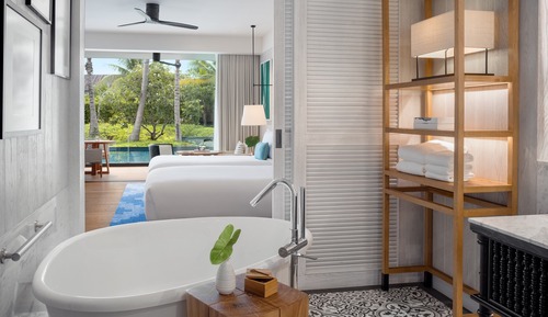 Room, 2 Twin Beds, Pool Access, Resort View (Essential)