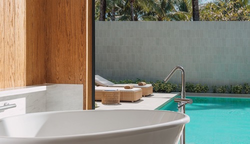 Villa, 1 King Bed, Oceanfront (Pool)