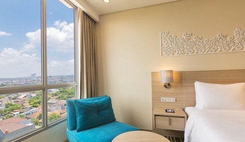 Standard Room, 2 Twin Beds, Smoking, City View
