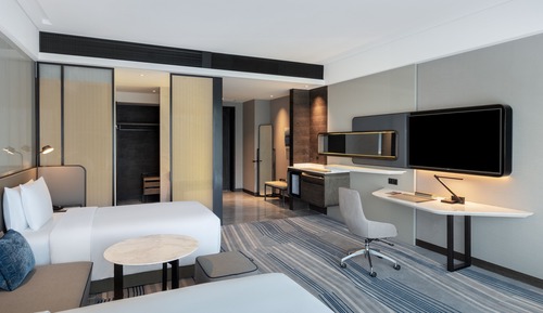 Standard Room, 2 Twin Beds, Sea View