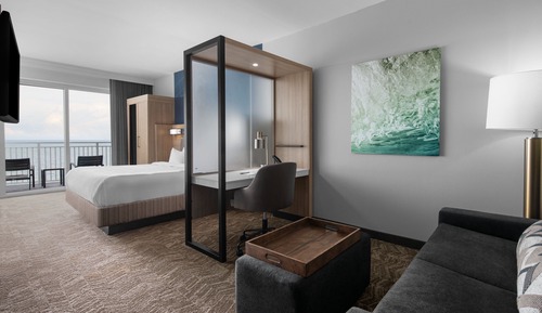 Suite, 1 King Bed with Sofa bed, Balcony, Oceanfront (Hearing Accessible)