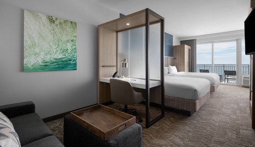 Suite, Multiple Beds, Balcony, Oceanfront (Mobility Accessible, Roll-In Shower)