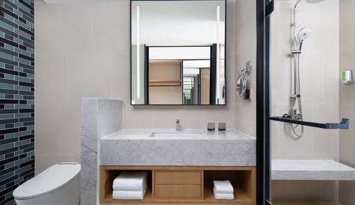 Standard Room, 2 Double Beds, City View