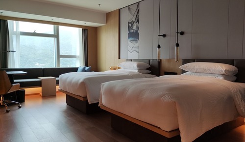 Deluxe Room, 2 Double Beds, City View