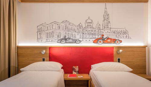 Superior Room, 2 Twin Beds, Kitchen, Courtyard View