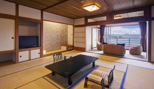 Manyo Japanese Style Room with Private Natural Hot Spring Open-Air Bath - Non-Smoking