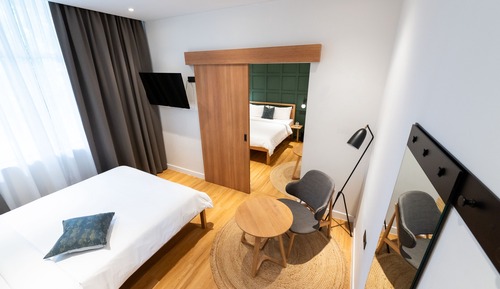 Two Bedroom Room with unlimited access to co-working space and 24/7 coffee and tea