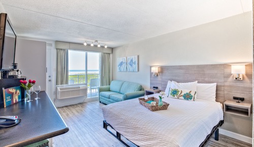 Oceanfront Motel Room