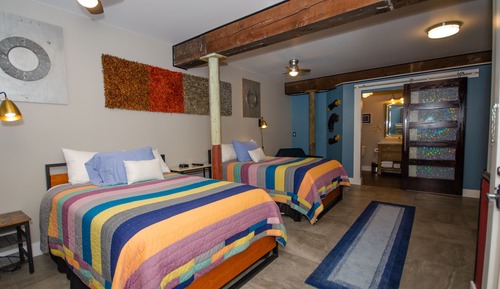 Superior Suite, 2 Double Beds, Refrigerator & Microwave, Ground Floor (Thoftne)