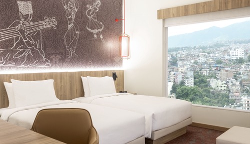 Room (2 Twin Beds with Sofa Bed, High Floor)