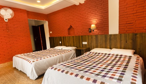 Deluxe Double or Twin Room, 2 Bedrooms, Garden View, Garden Area