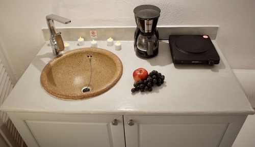 Honeymoon Studio, Jetted Tub, Sea View (Ilios)