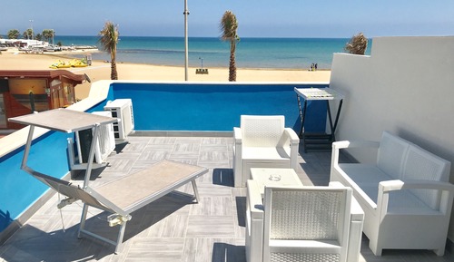 Superior Double Room, 1 Queen Bed, Terrace, Sea View