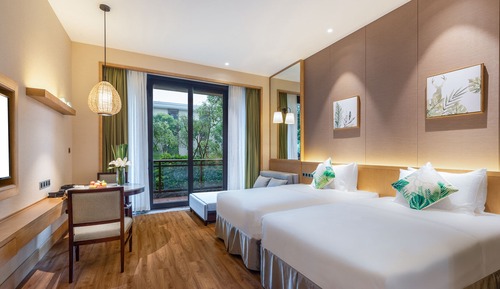 XinYue Building Deluxe Garden view Twin Bed Room