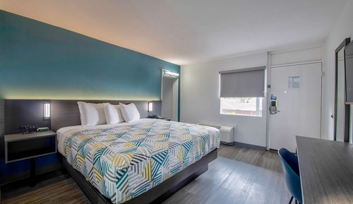 Standard Room, 1 King Bed, Non Smoking, Refrigerator & Microwave
