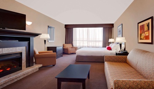 Suite, 1 King Bed with Sofa bed, Non Smoking, Fireplace