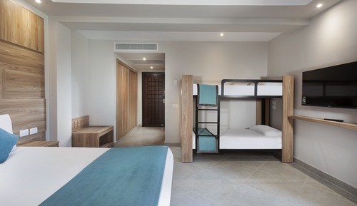 Family room with bunk bed