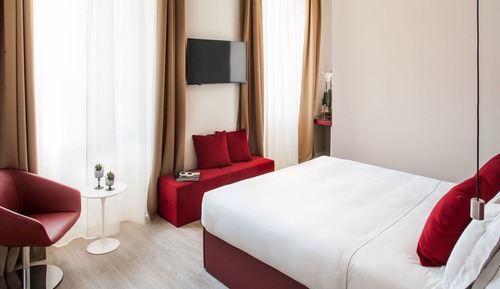 Classic Double Room Single Use, City View (Francese)