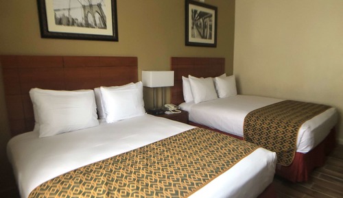 Standard Room, 2 Queen Beds, Non Smoking, Refrigerator & Microwave