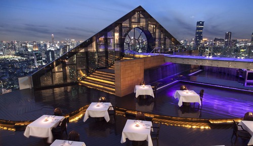 lebua Suite City View with Dinner once per stay at Breeze Restaurant above the Bangkok Skyline
