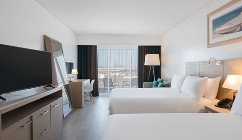 Junior Suite, 2 Double Beds, City View