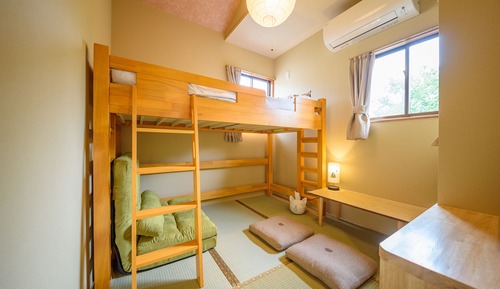 Japanese Room with 1 Loft Bed and Shared Bath (Caters to 13years old or  older)