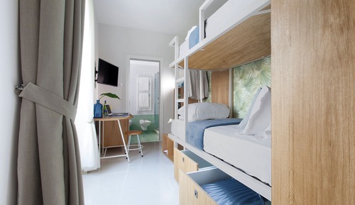 Economy Twin Room, Garden View