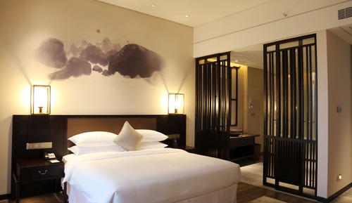 Executive Studio Suite, meat products are not allowed, proof of marriage is required for couples.