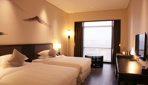 Premium Double Room, meat products are not allowed, proof of marriage is required for couples.