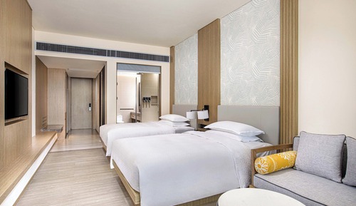Room, 2 Double Beds, Balcony