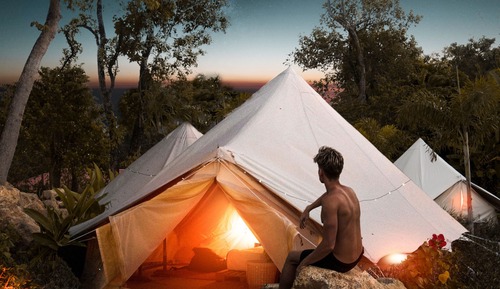 Standard Tent, Shared Bathroom, Garden View