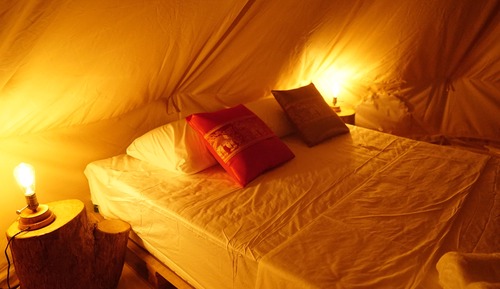 Superior Tent, Private Bathroom, Garden View