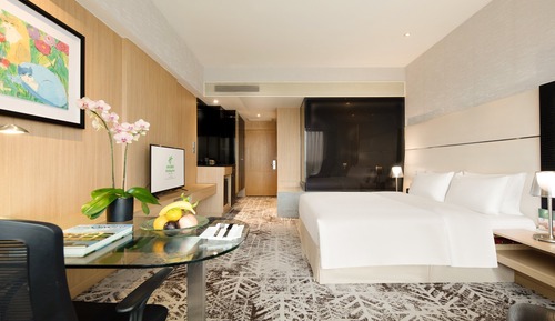 Premium Room, 1 King Bed, Club Lounge Access (Bath Shower Combination)